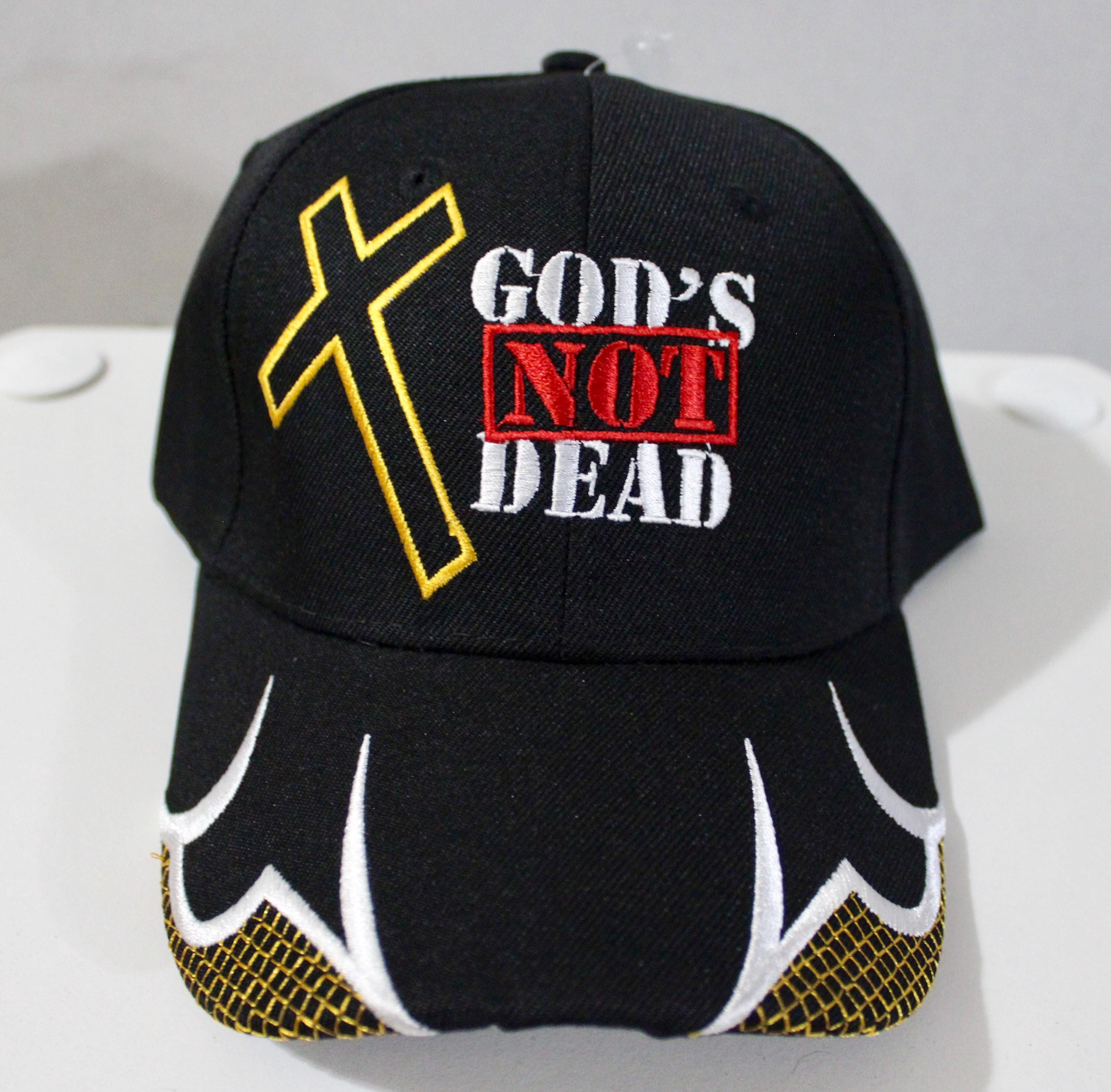 God's Not Dead Baseball Hat. He is Surely Alive Hat. Jesus Loves