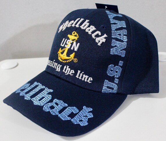 U.S. Navy Shellback Baseball Hat. Officially Licensed U.S. Navy