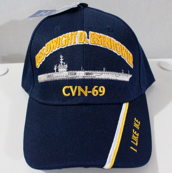 U.S. Navy Baseball Hat. Officially Licensed USS Dwight D