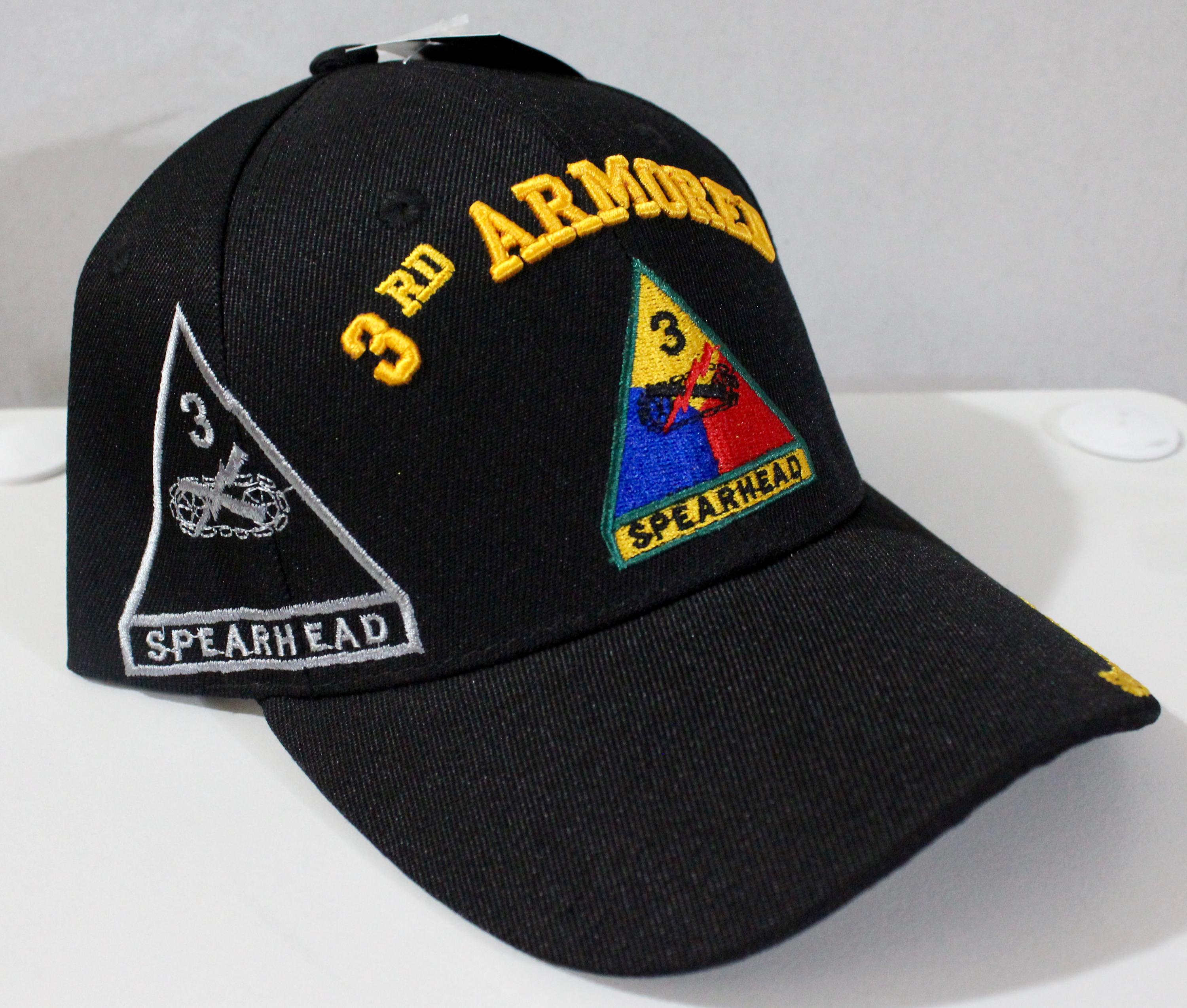 アメリカ陸軍第3機甲師団の野球帽。アメリカ陸軍第3機甲師団の公式