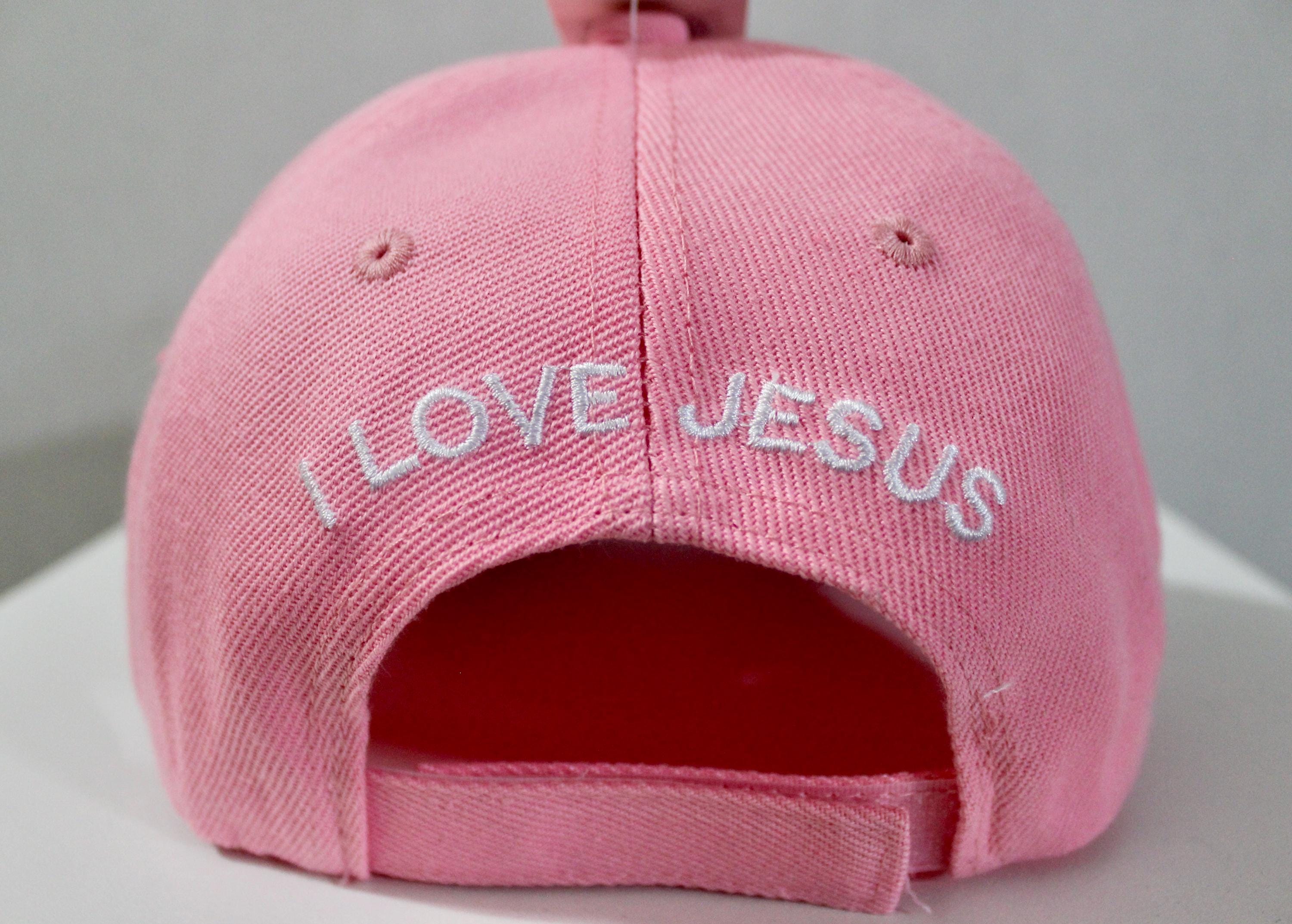 Faith Over Fear Baseball Hat. Embroidered I Love Jesus Hat  display picture 3