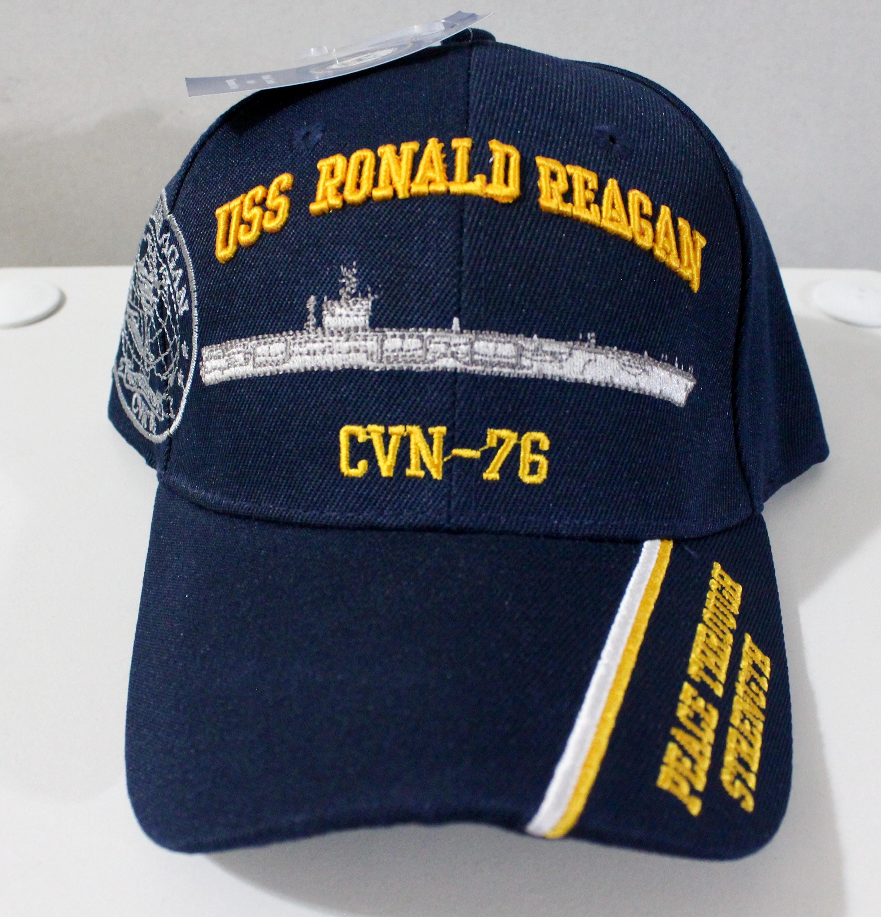 U.S Navy Baseball Hat. Officially Licensed USS Ronald Reagan CVN