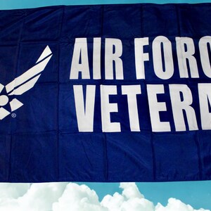 U.S. Air Force Veteran Flag 3x5. Officially Licensed U.S. Air Force Veteran Flag. Gift for Veterans, Service Members, and Military Families.