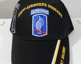 第173空挺旅団の帽子、スカイソルジャーズ刺繍入り野球帽、アメリカ