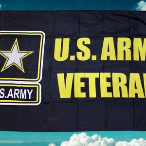 U.S. Army Veteran Flag 3x5. Officially Licensed U.S. Army Veteran Flag. Gift for Veterans, Service Members, and Military Families. Veteran