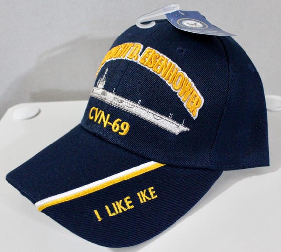 U.S. Navy Baseball Hat. Officially Licensed USS Dwight D