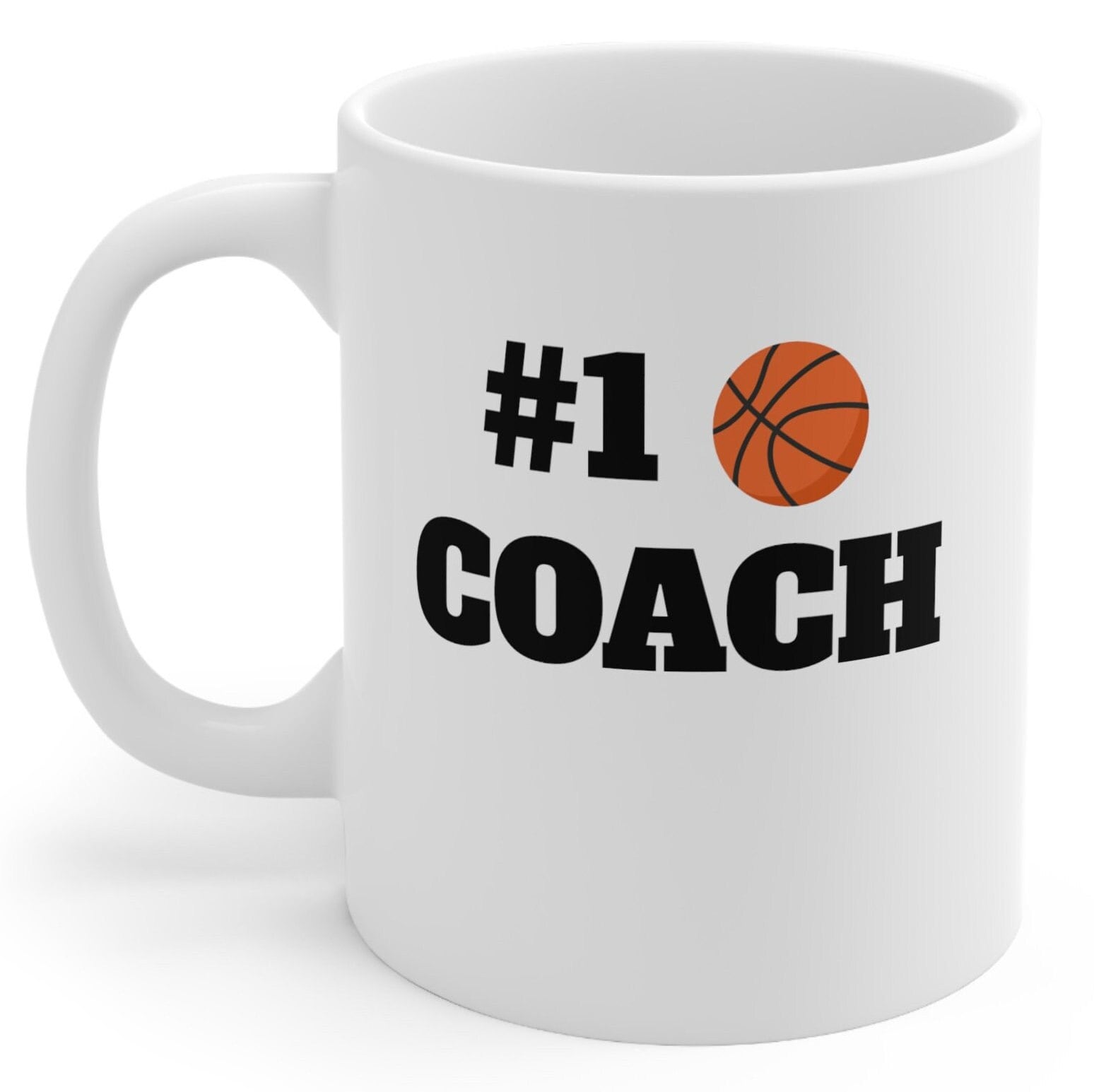 Number 1 Basketball Coach Coffee Cup | Great Gift to Let Your Hoops Coach  Know They Are Number 1 | Fun Coffee Mug Gift for Your Coach - Etsy