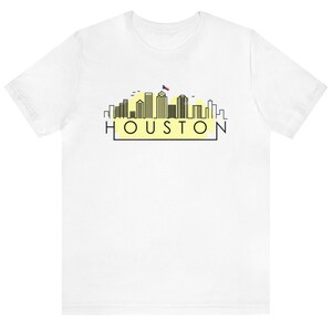 Houston Texas Unisex Short Sleeve Tee, Houston Souvenir, Houston Texas Souvenir, Texas Tshirt, Houston Tshirt, Gift For Texas Tourist