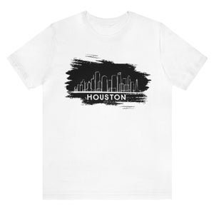 Houston Texas Unisex Short Sleeve Tee, Gift Idea For The Texas Tourist, Texas Souvenir, Houston Souvenir, Houston Texas Tshirt Gift Idea