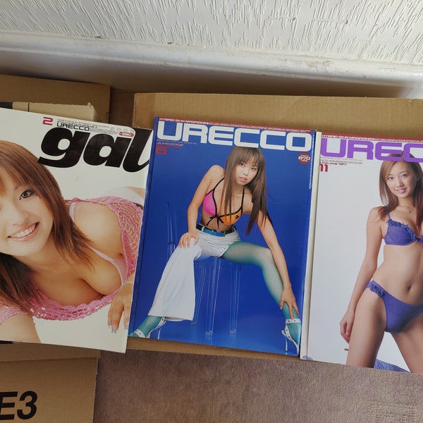 Urecco x2 2002 and Urecco Gal 2003 Japanese Adult magazines