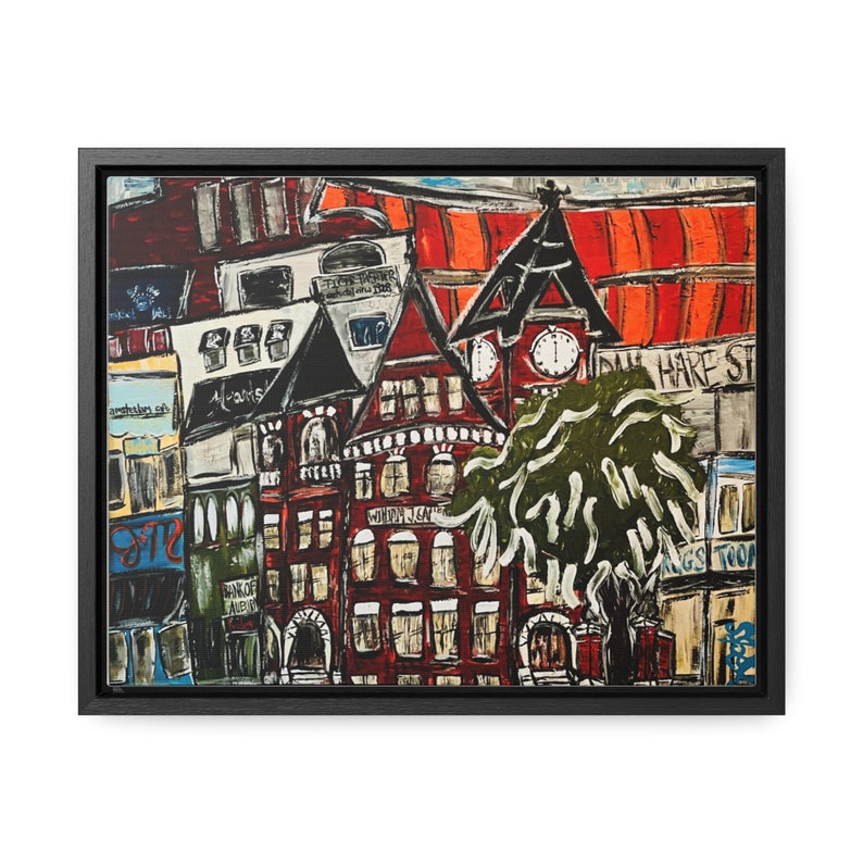 Downtown Auburn, Alabama Toomers Corner Print on a Gallery Canvas Wrap ...