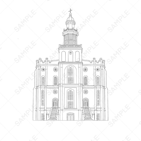 St George Temple Outline