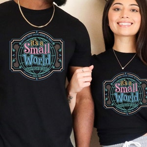 It&#39;s a small world - Sing along song - Memories - Small world shirt - Vintage Parks - Bella Canvas Unisex Jeresy Short Sleeve Tee