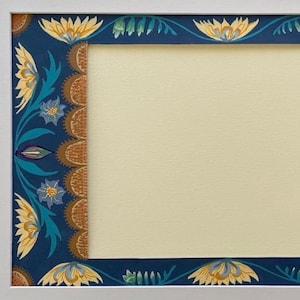 Custom hand painted frame