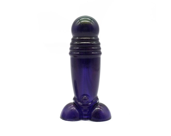 Retro Style Rocket Cock, Resin Penis, Phallic Sculpture, Resin Penis Sculpture, Fascinus, Good Luck Charm, Rocket Inspired Penis Charm