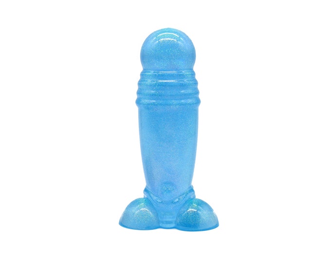 Retro Style Rocket Cock, Resin Penis, Phallic Sculpture, Resin Penis Sculpture, Fascinus, Good Luck Charm, Rocket Inspired Penis Charm