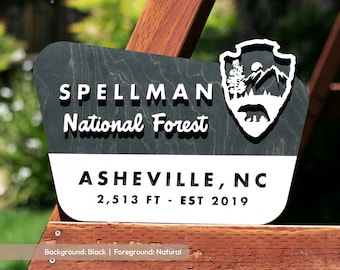 Custom National Forest Sign