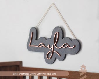 Handmade Wood Kids Bedroom/Nursery Sign