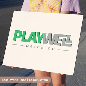 Rush Delivery - Custom Logo Wood Business Sign
