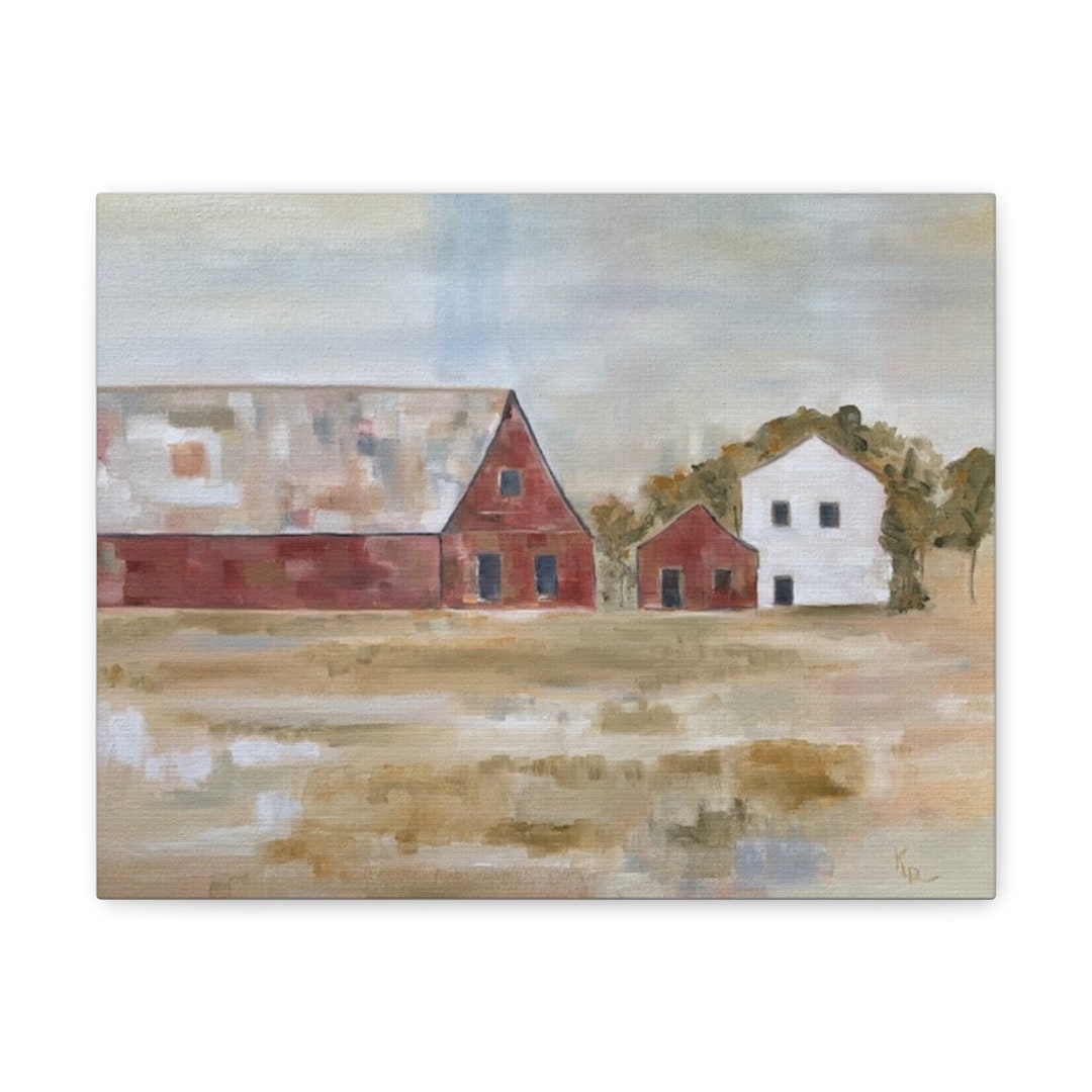 Wall Art Modern Farmhouse Art Home & Living Wall Décor Barn Canvas Wall ...