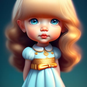 Carte de souhaits / Greeting card | Jeune fille blonde / Young blond girl