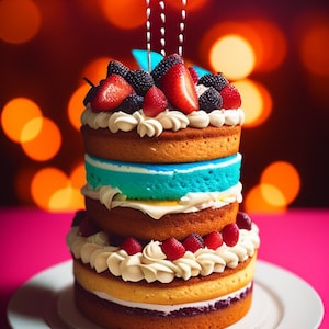 Greeting card | Cake