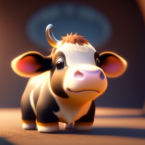 Greeting card / Greeting card | Mini cow/ Mini cow