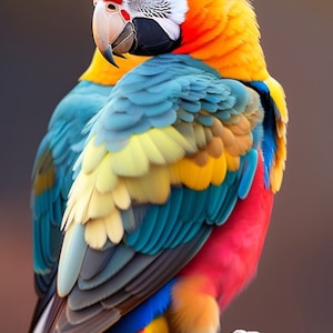 Greeting card | Parrot