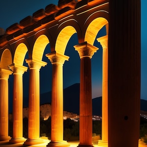 Carte de souhaits / Greeting card | Acropole, Athènes, Grèce / Acropolis, Athens, Greece