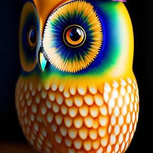 Birthday Card! Let Curious Owls Deliver Your Birthday Wishes with a Playful Twist./ Greeting card | Owl