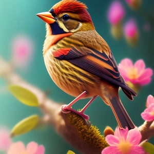 Greeting card | Bird