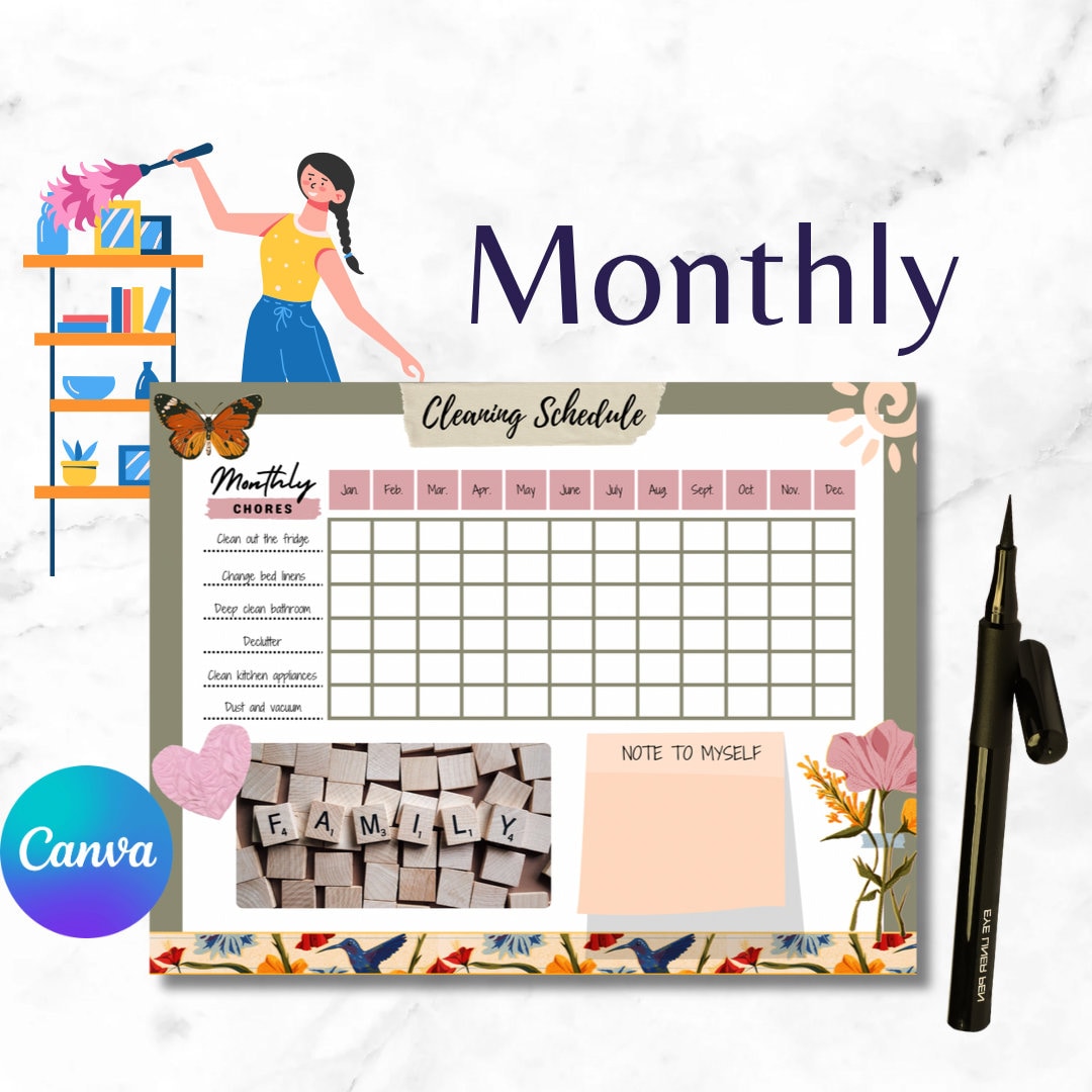 Blank Monthly Rota Sheets