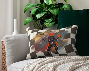 Herfst lumbale kussen, herfstkussen, herfsthuisdecor, hertenhuisdecor, wildernishuisdecor, cabinehuisdecor, housewarming cadeau