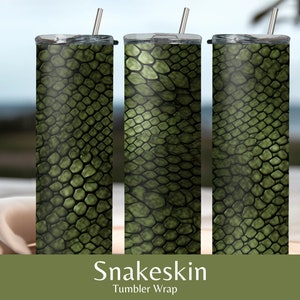 Snakeskin Tumbler Wrap