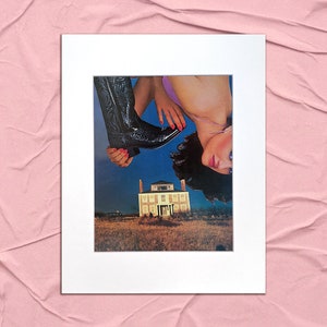 Watch Your Step - Original Surrealist Collage