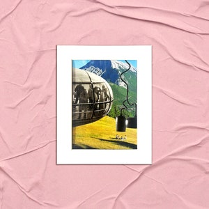 Let&#39;s Listen In - Original Surrealist Collage