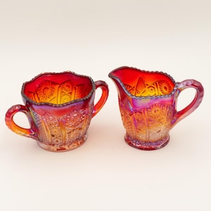 Amberina Glassware - Etsy