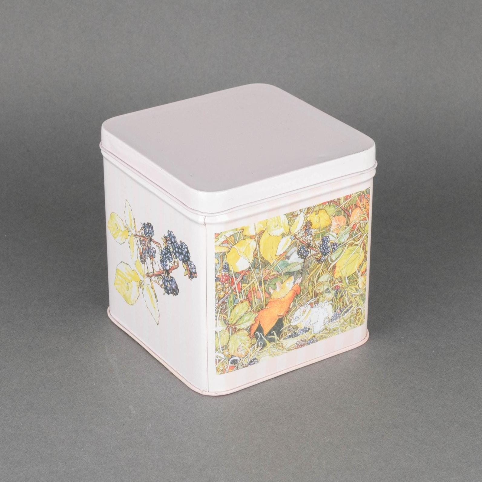 Brambly Hedge Autumn Story Square Metal Tin Jill Barklem 2000