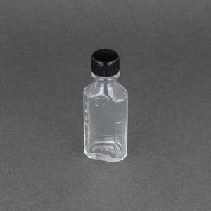 Antique Owens Oval Clear Glass Medicine Bottle Oddity, 1930s Prescription Bottle with Cap, Drugstore Collectible Gift