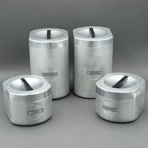 1940s Flour Container Set - Etsy