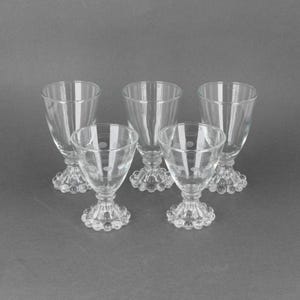 Anchor Hocking Berwick Boopie Cocktail Glasses, Mid Century Candlewick Barware, Retro New Home Gift Idea