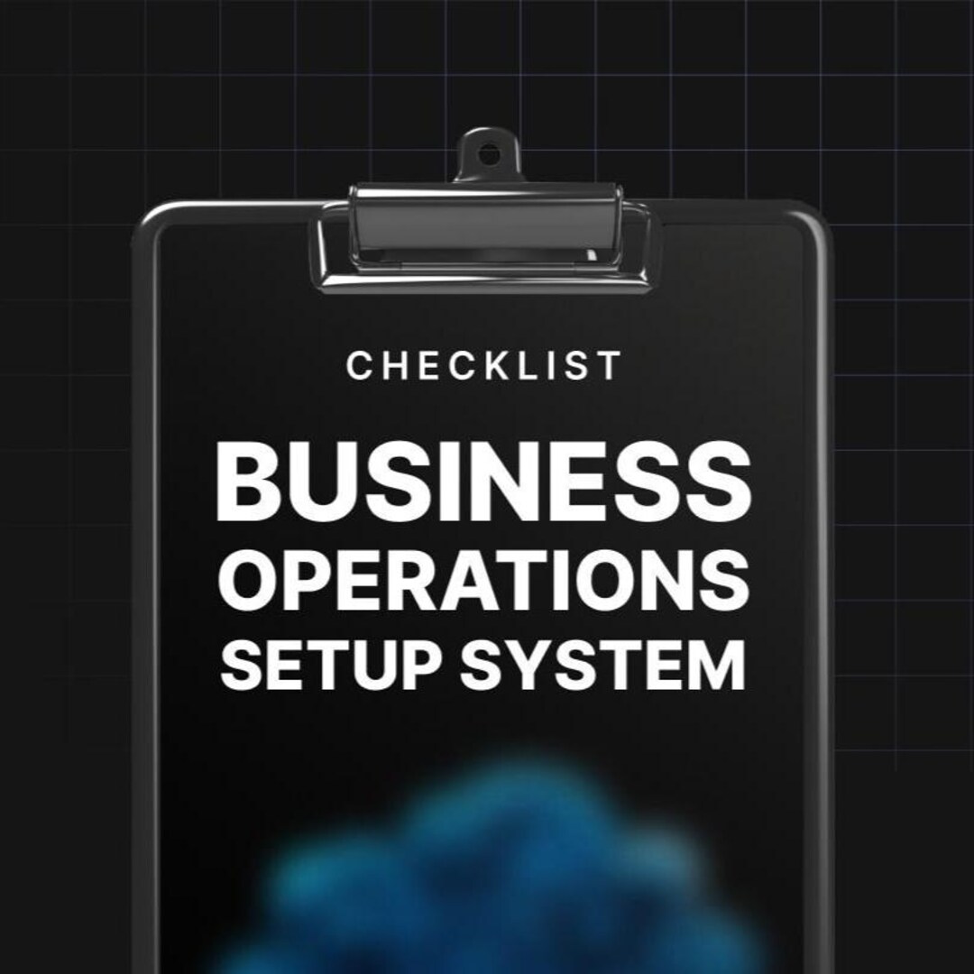 Direct Sales Operations Setup Checklist: Business Systems Guide - Etsy