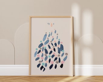Jesus Feeds 5000 Watercolor Print: Christian Wall Art (Digital Download)