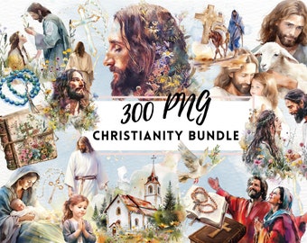 Jesus Christ Clipart BUNDLE, Nativity Scenes, Christian Inspiration, Prayer Clip Art, Holy Bible, Mother Mary, Church Clipart, PNG, DOWNLOAD