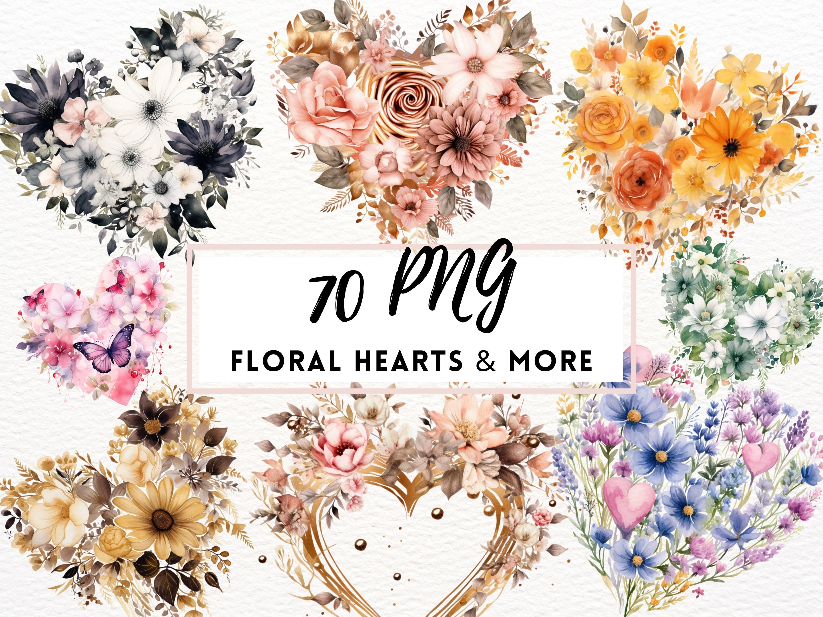 Flower heart - Etsy Österreich, image size:2880x2160