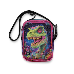 Zombie T Rex - Utility Crossbody Sling Bag