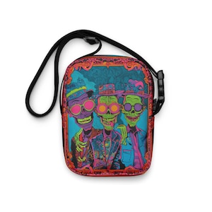 Punk Rock Zombies - Utility Crossbody Sling Bag