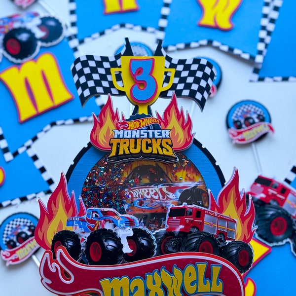 Monster Truck Cake Topper - Etsy