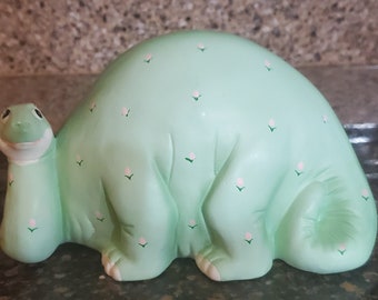 Vintage Enesco Dinasour Piggy Bank