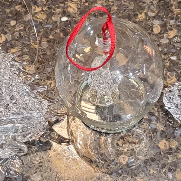 Blown Glass Christmas Ornaments Etsy